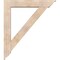 Ekena Millwork Traditional Traditional Smooth Bracket w/ Offset Brace, Douglas Fir, 7 1/2"W x 42"D x 48"H BKT0806X42X48TRA01SDF - alternate 4